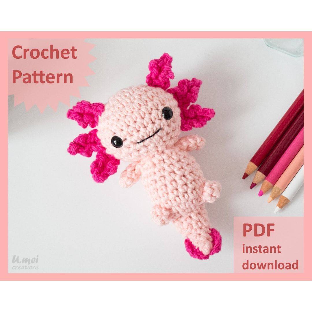 30 Axolotl Crochet Patterns Cute Crochet Axolotl Amigurumi