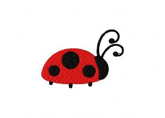 Cute Ladybug Machine Embroidery Design