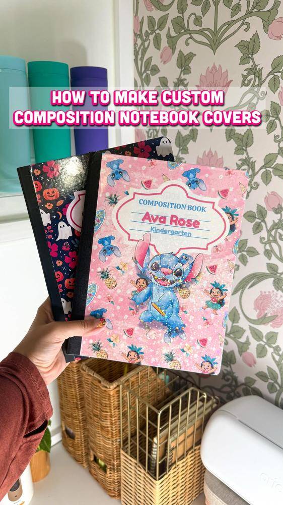 DIY Character Notebook Cover Design