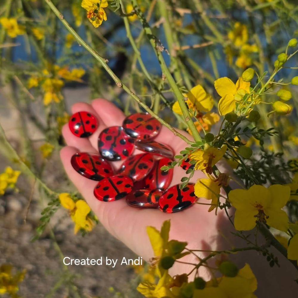 13 Things To Do With Beads Dazzling Ladybug Glass Gems for Crafts