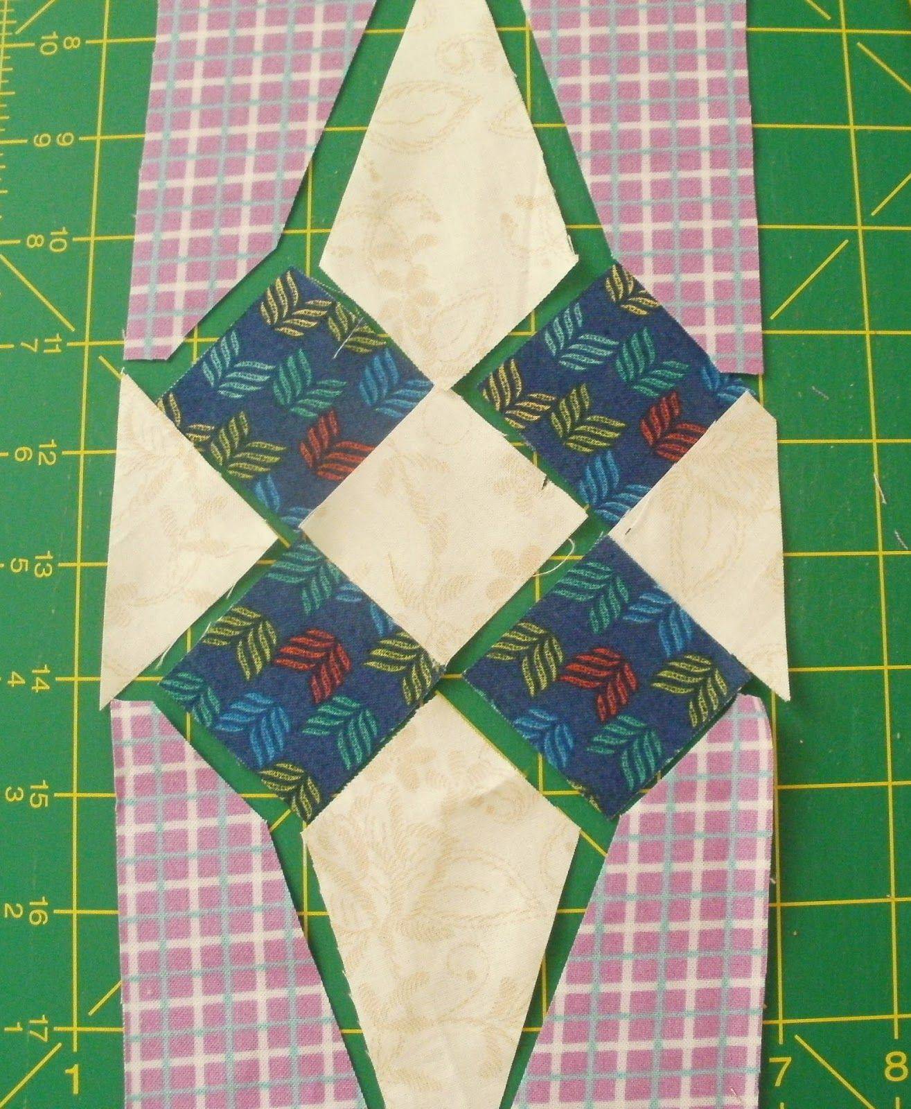 11 Glitter Jen Kingwell Patterns Diamond Patchwork Quilt Block