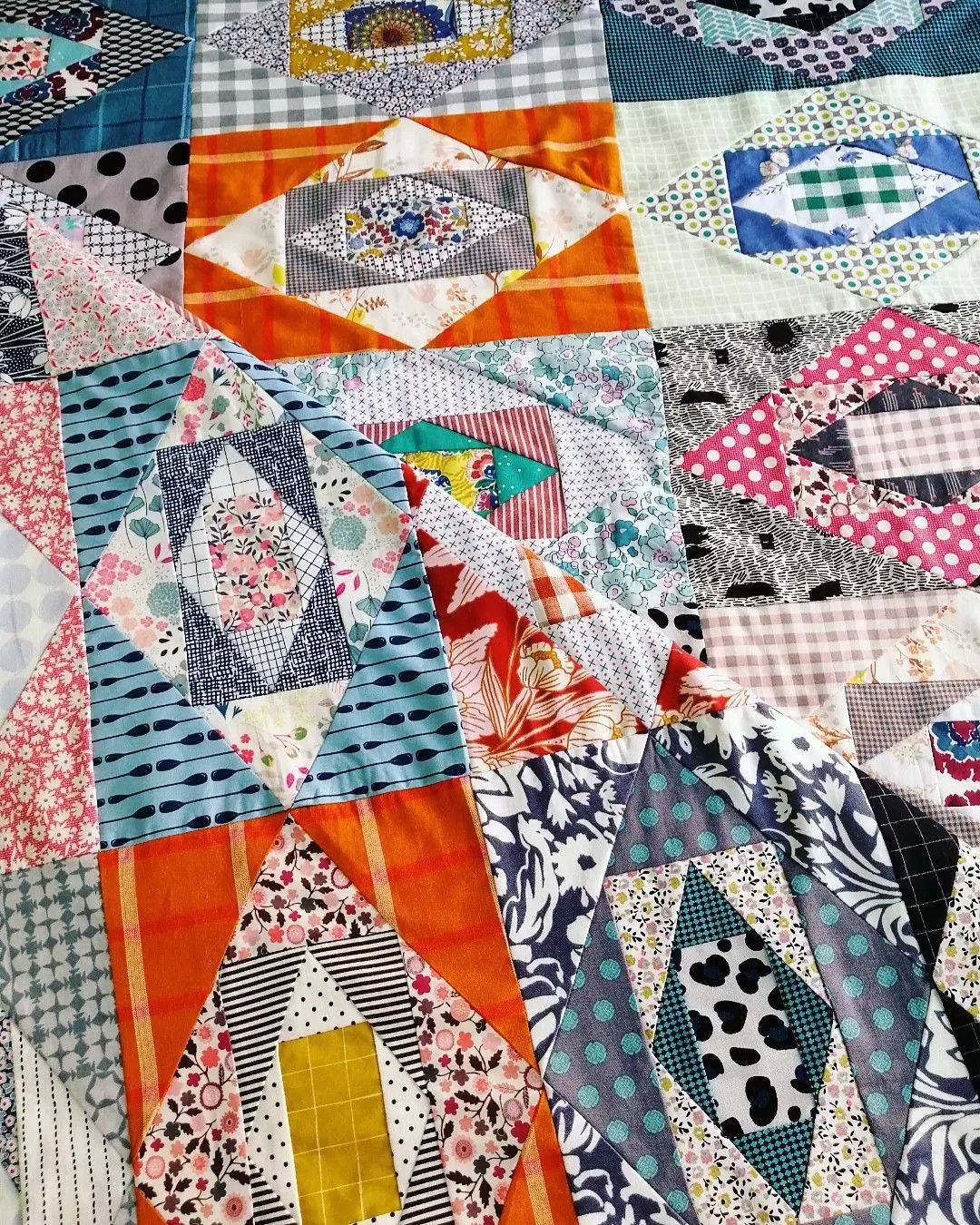 Eclectic Patchwork Quilt Design