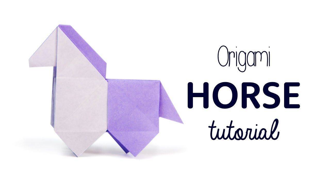 27 Easy Origami Tutorials Elegant Origami Horse Craft