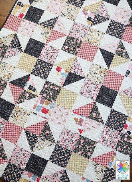 Four Patch Spin Quilt Design