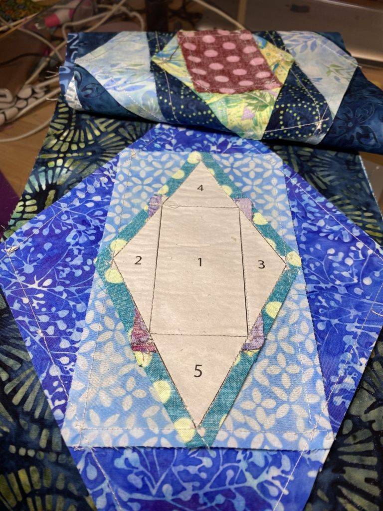 Geometric Fabric Block Sewing Project