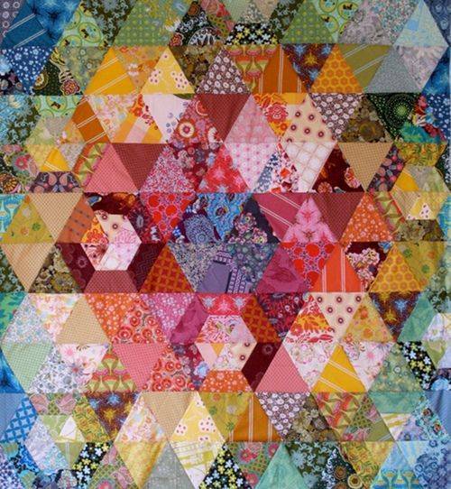 Geometric Patchwork Quilt Project