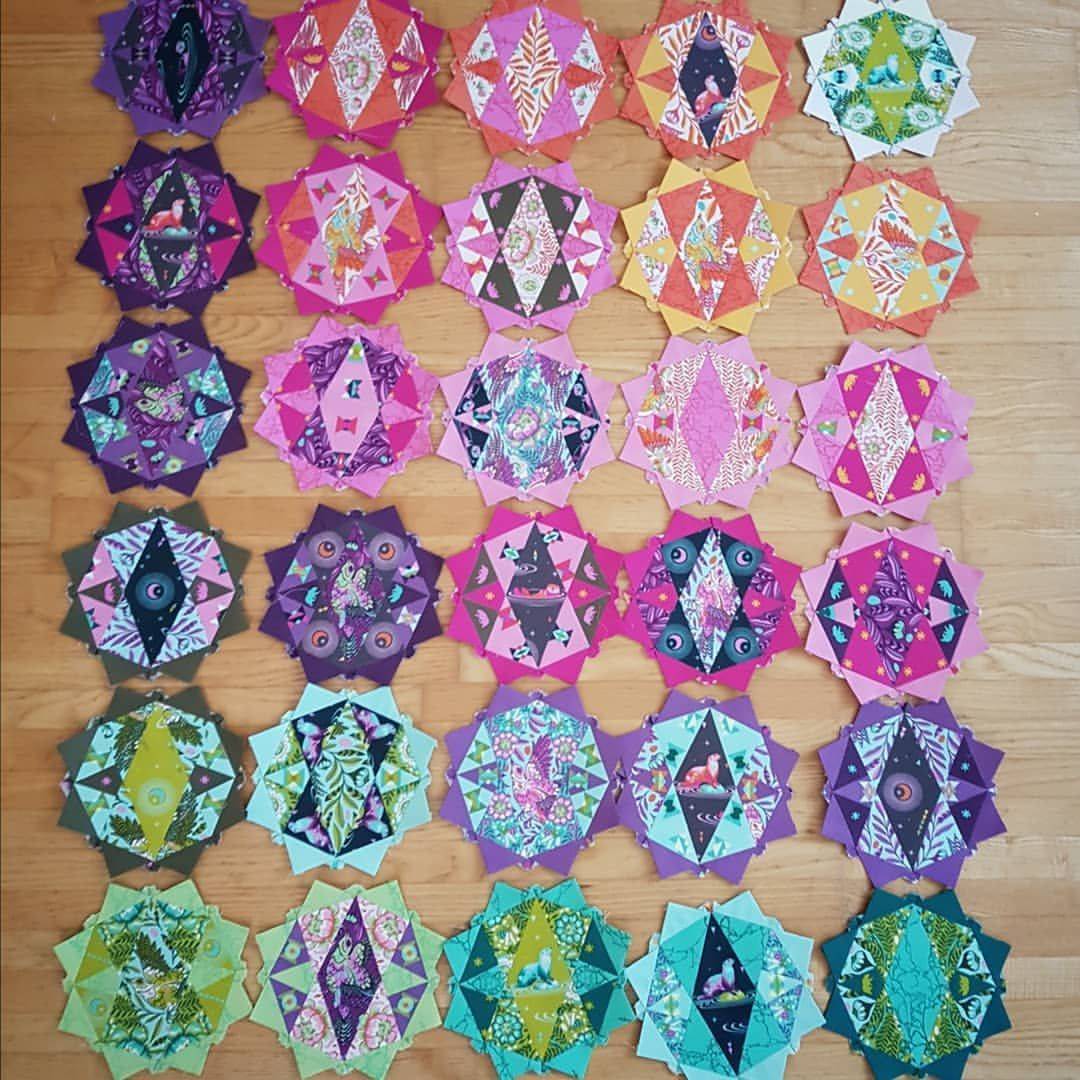 Geometric Starburst Quilt Blocks