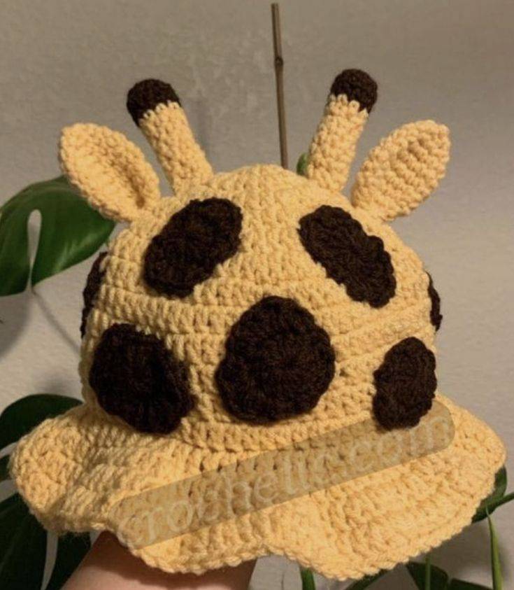 23 Crochet Bucket Hat Patterns Giraffe Crochet Bucket Hat Project
