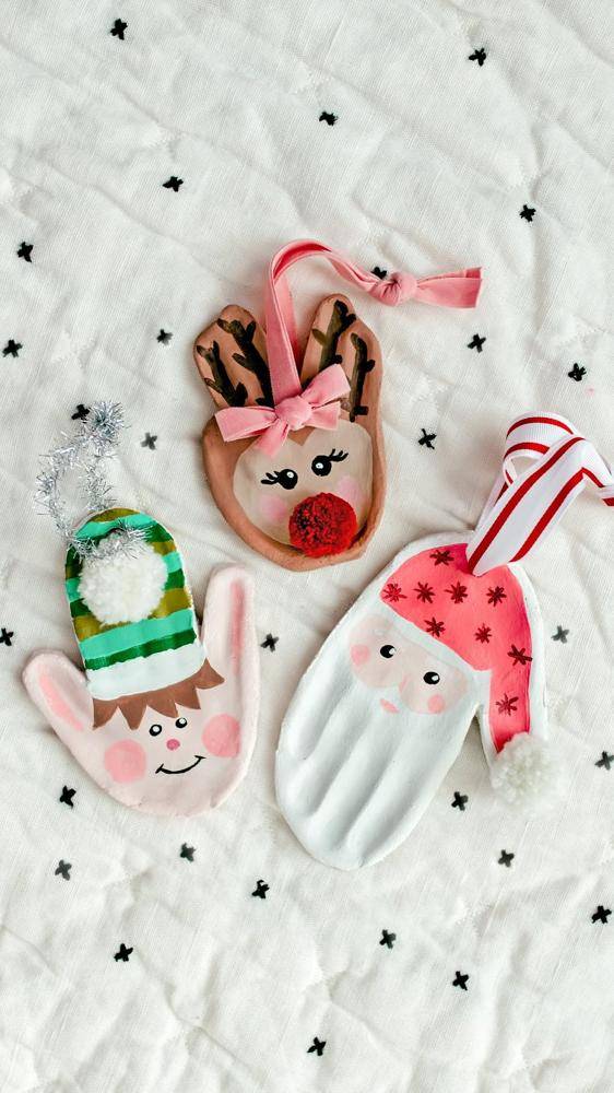 Hand-Painted Holiday Character Ornaments