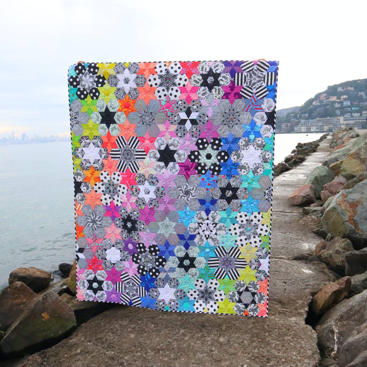 Hexagon Starburst Quilt Craft Project