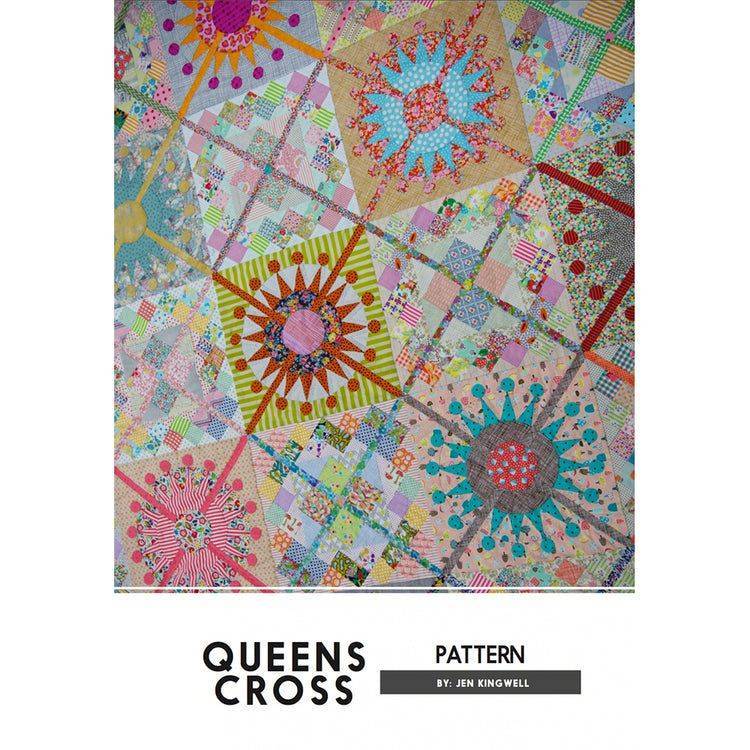Intricate Queens Cross Quilt Pattern