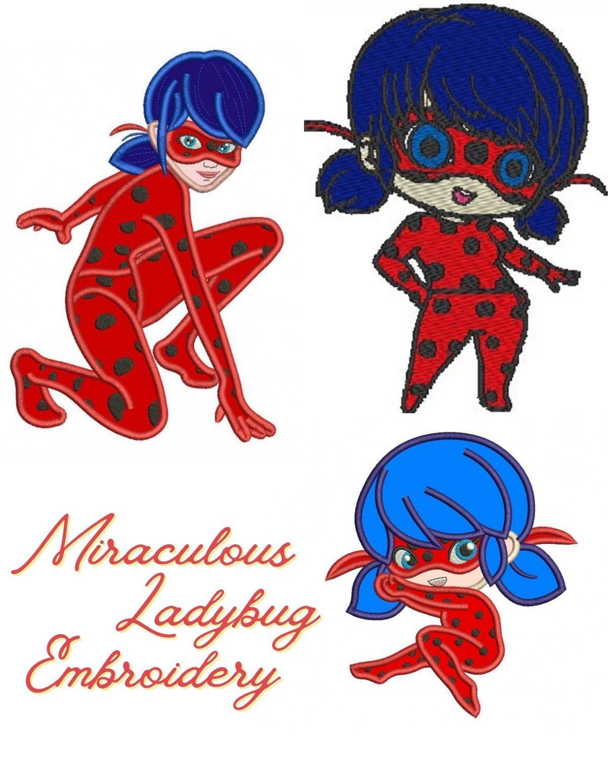 Miraculous Ladybug Embroidery Designs
