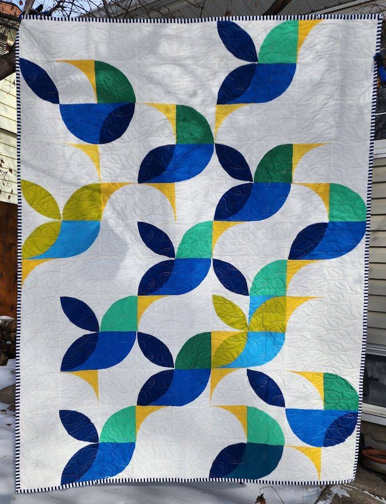 Modern Bird Block Quilt Pattern