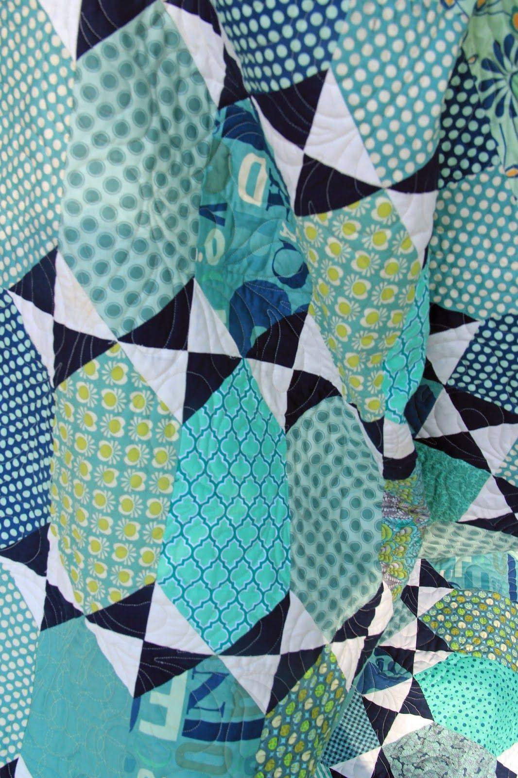 Modern Geometric Patchwork Quilt Project