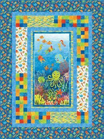 Ocean Friends Fabric Quilt Project