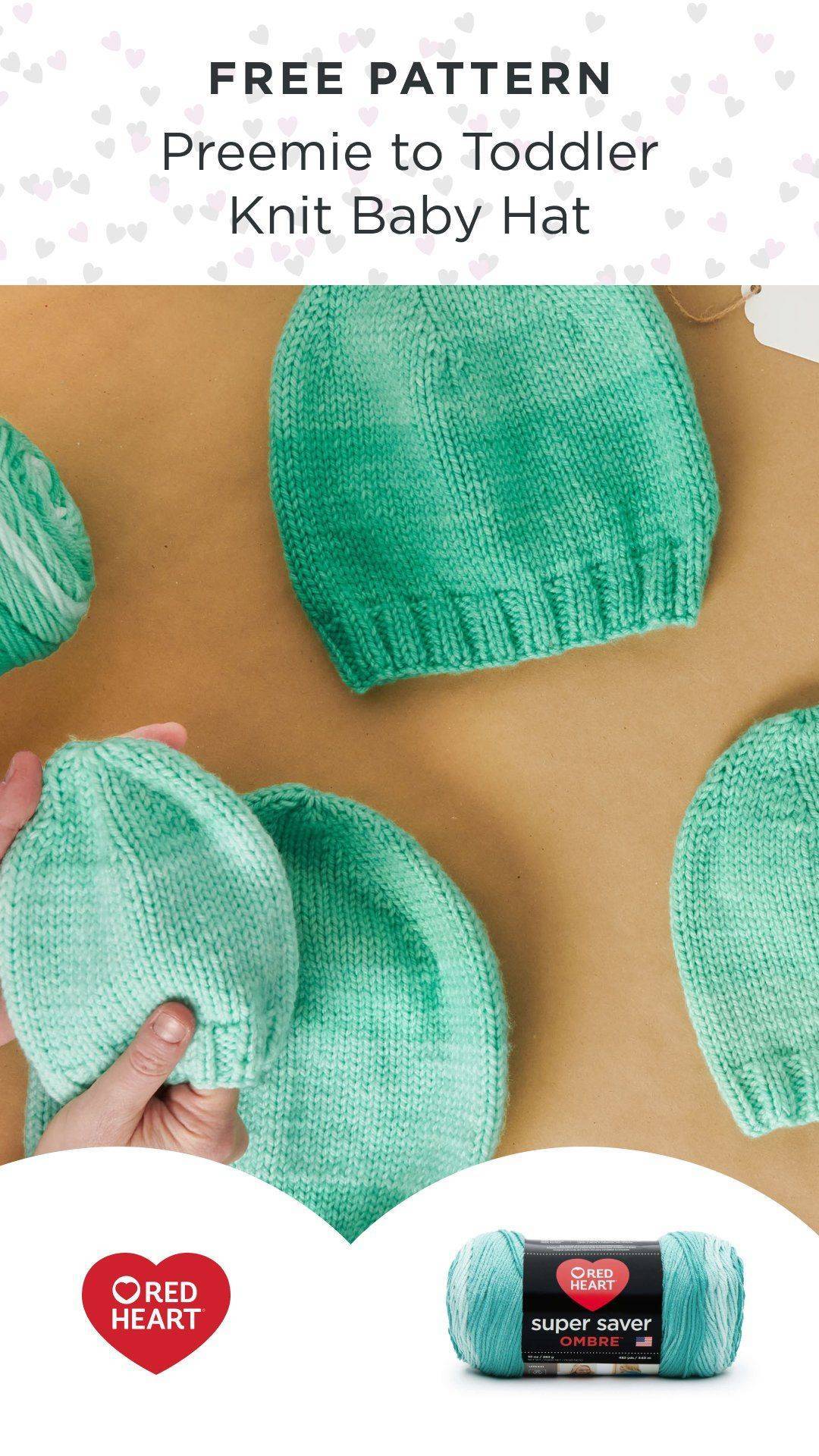 28 Baby Hat Knitting Patterns Ombre Knit Baby Hat Project