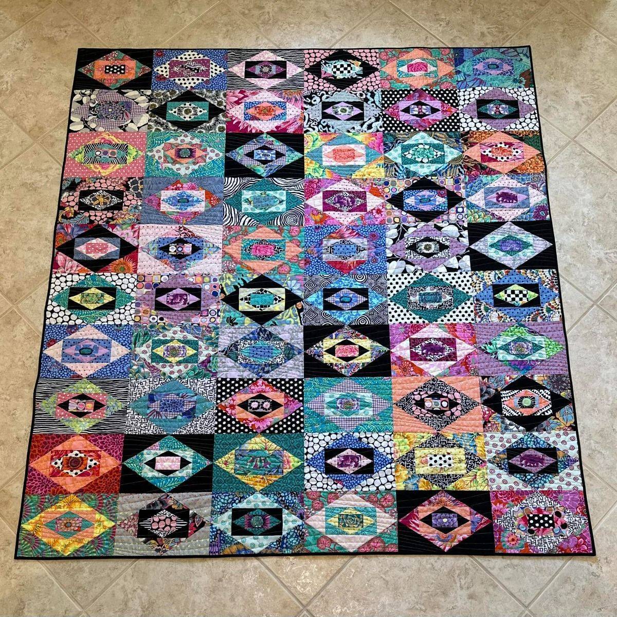 Patchwork Diamond Quilt Project