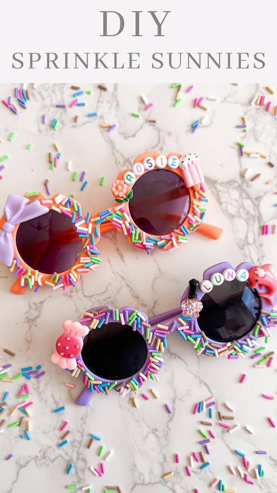 13 Things To Do With Beads Personalized Sprinkle Embellished Sunglasses