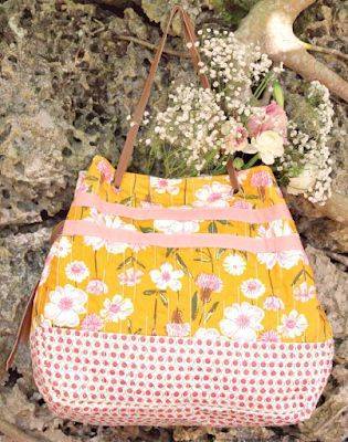 Quilted Floral Tote Bag Project