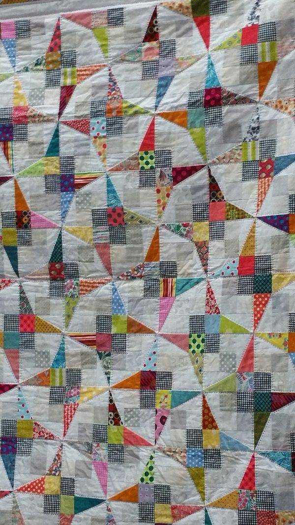 13 Flutterby Jen Kingwell Patterns Scrappy Patchwork "Flutterby" Quilt Design