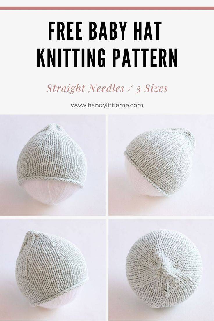 28 Baby Hat Knitting Patterns Simple Flat Knit Baby Hat