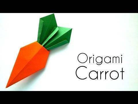 27 Easy Origami Tutorials Simple Origami Carrot Craft