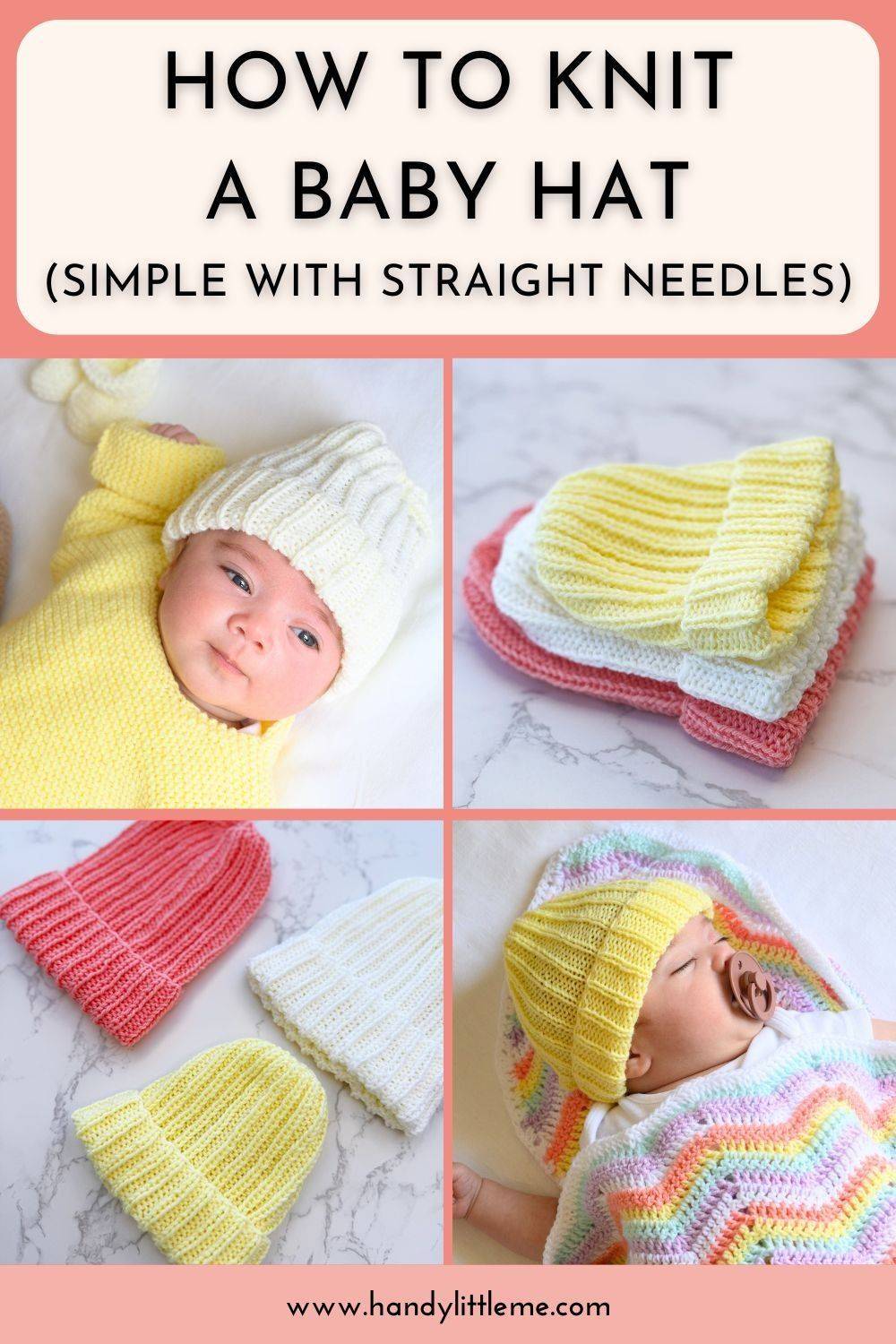 28 Baby Hat Knitting Patterns Simple Ribbed Knit Baby Hat Project
