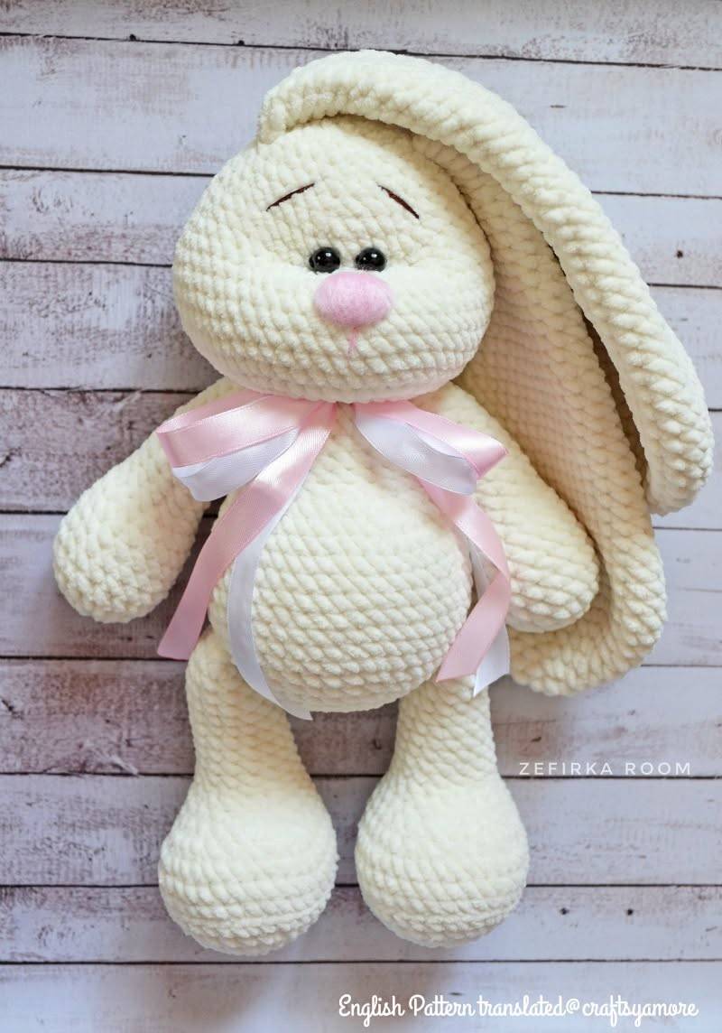 Soft & Huggable Amigurumi Crochet Bunny Toy