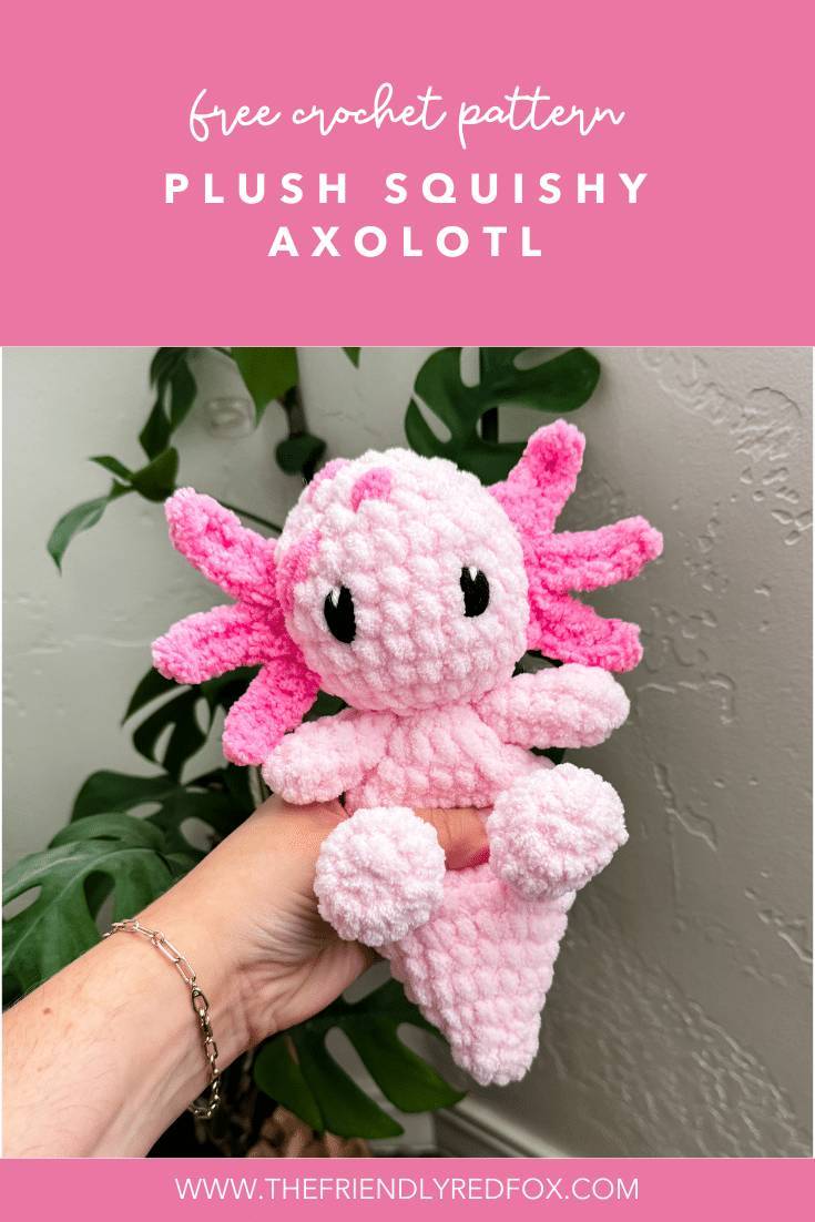 30 Axolotl Crochet Patterns Squishy Pink Axolotl Amigurumi Crochet Pal