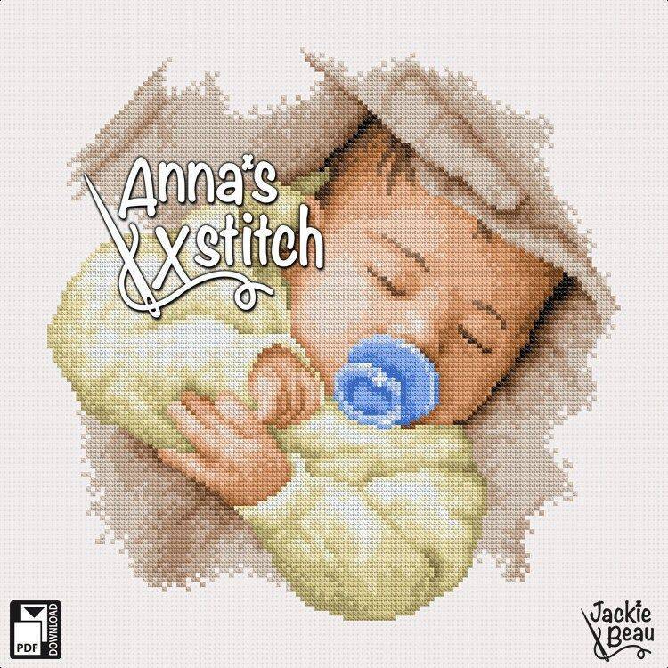 Sweet Dreams Baby Cross Stitch Design