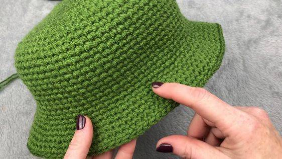 23 Crochet Bucket Hat Patterns Textured Green Crochet Bucket Hat