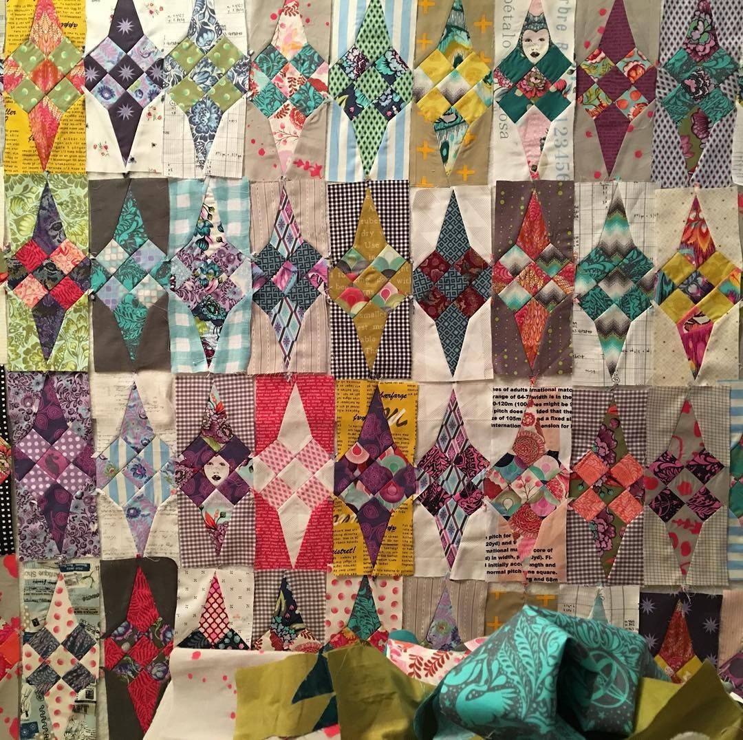 25 Jen Kingwell Patterns Traditional Diamond Quilt Block Craft