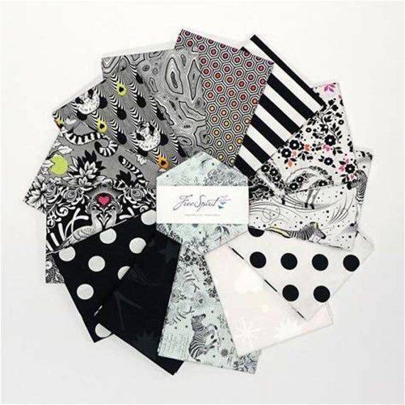 Tula Pink Linework Fabric Hexagon Bundle
