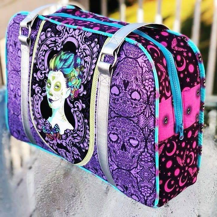 Unique Tula Pink Fabric Duffle Bag