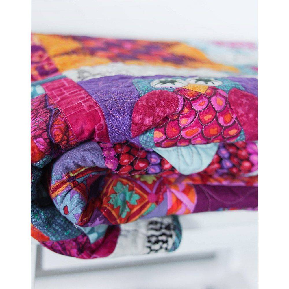 Vibrant Bohemian Patchwork Quilt