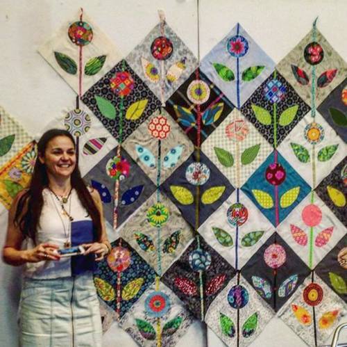 Vibrant Floral Appliqué Quilt Project