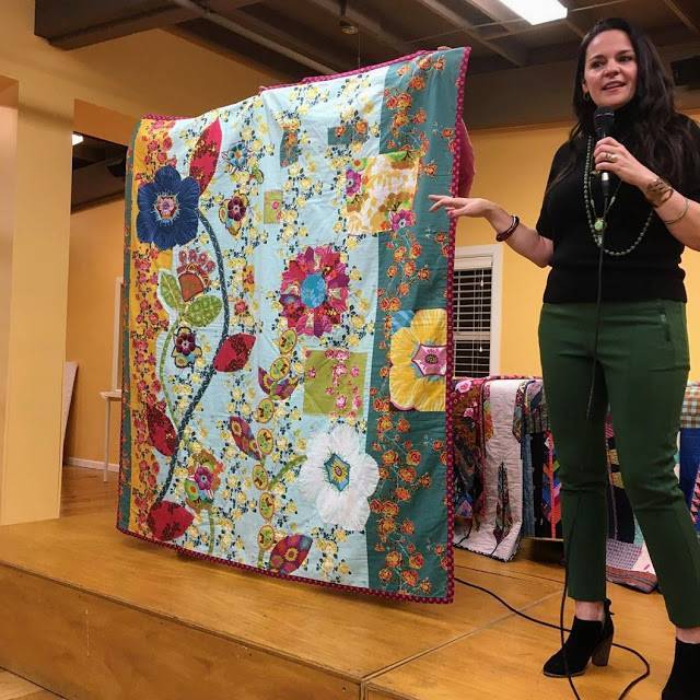 22 Feather Quilt Anna Maria Horner Quilt Patterns Vibrant Floral Patchwork Quilt Project