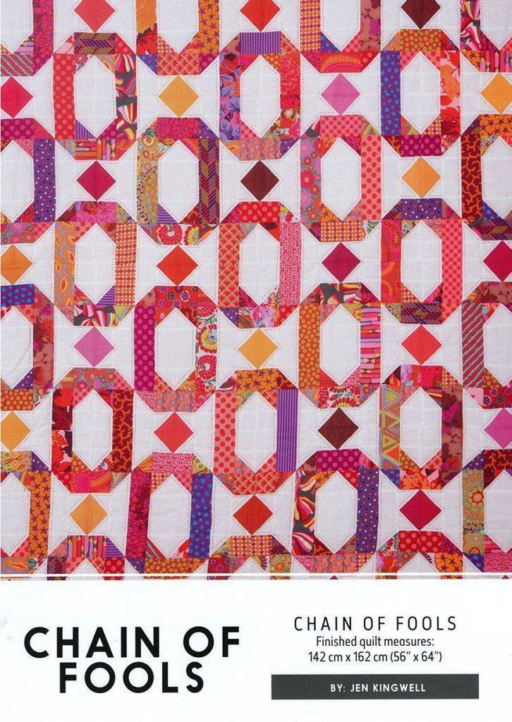 25 Jen Kingwell Patterns Vibrant Geometric Patchwork Quilt