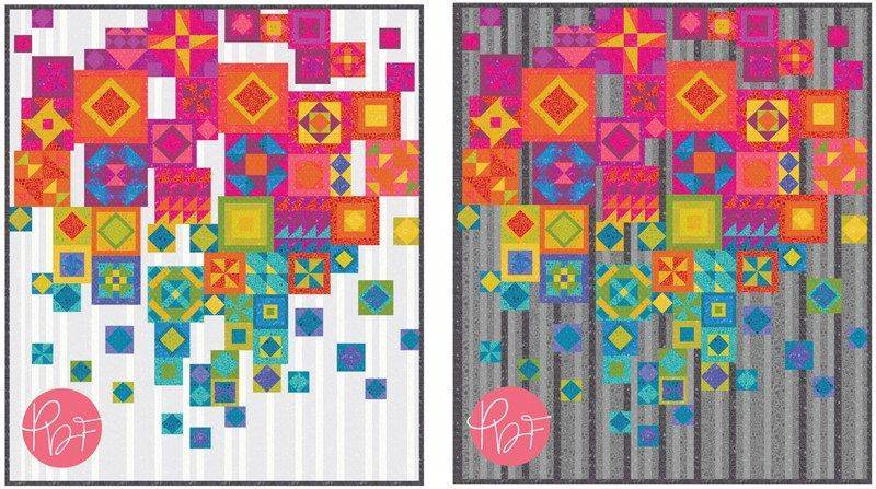 25 Jen Kingwell Patterns Vibrant Geometric Patchwork Quilt Project