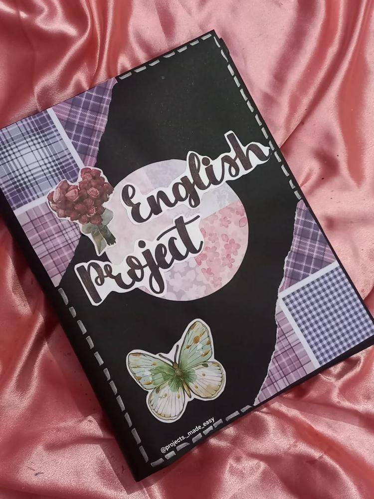 Whimsical Butterfly & Floral Notebook Cover Design