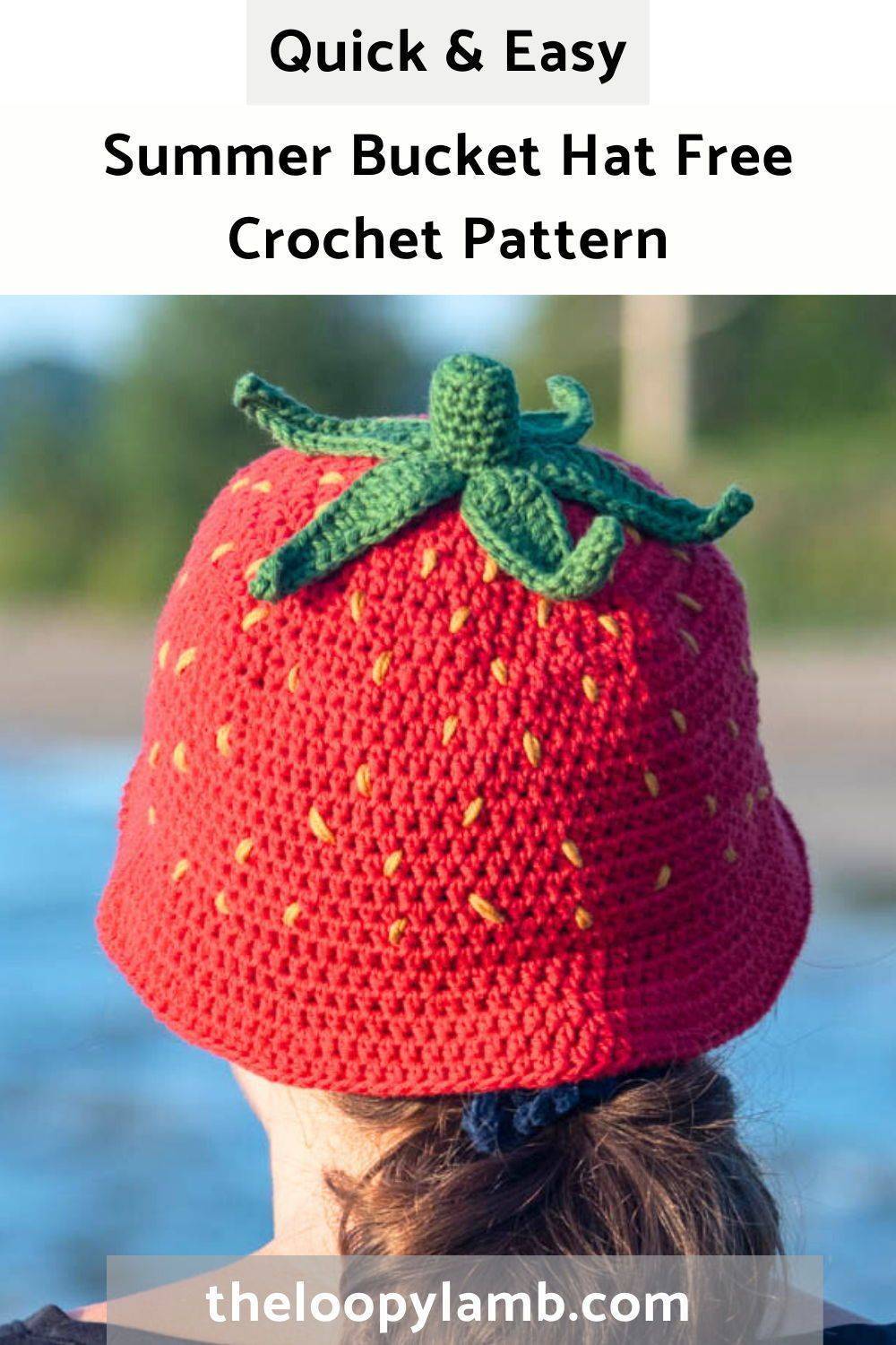 20 Strawberry Hat Patterns Whimsical Crochet Strawberry Bucket Hat Project