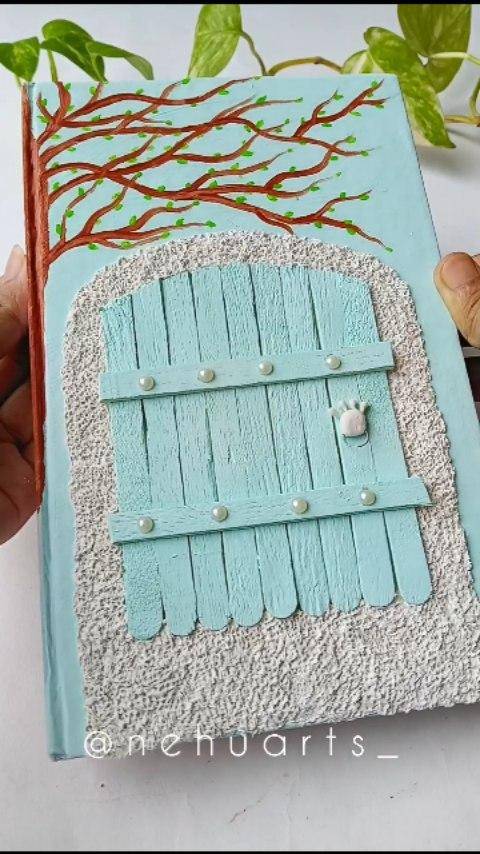 Whimsical Fairy Door Notebook Cover DIY