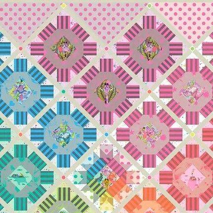 Whimsical Patchwork Quilt Block Design