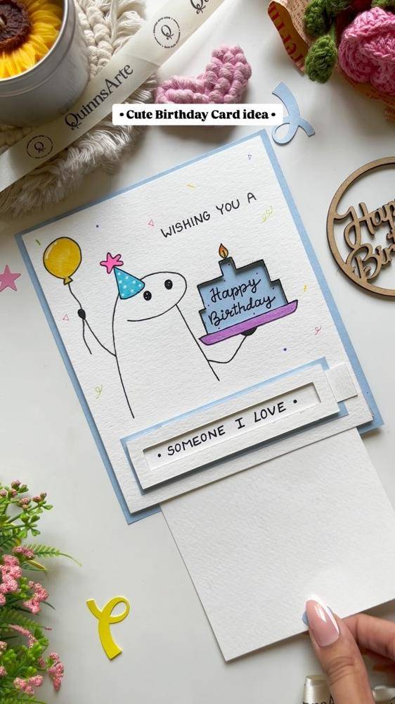 Whimsical Pop-Up Birthday Card Craft