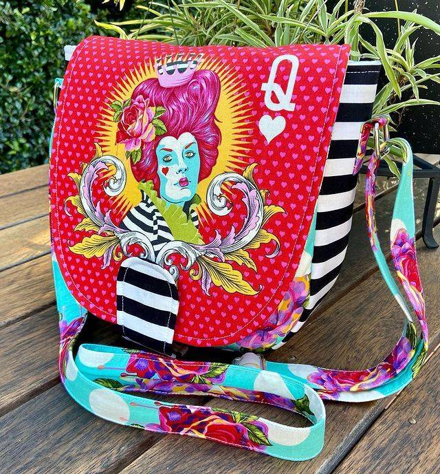Whimsical Queen of Hearts Inspired Handbag