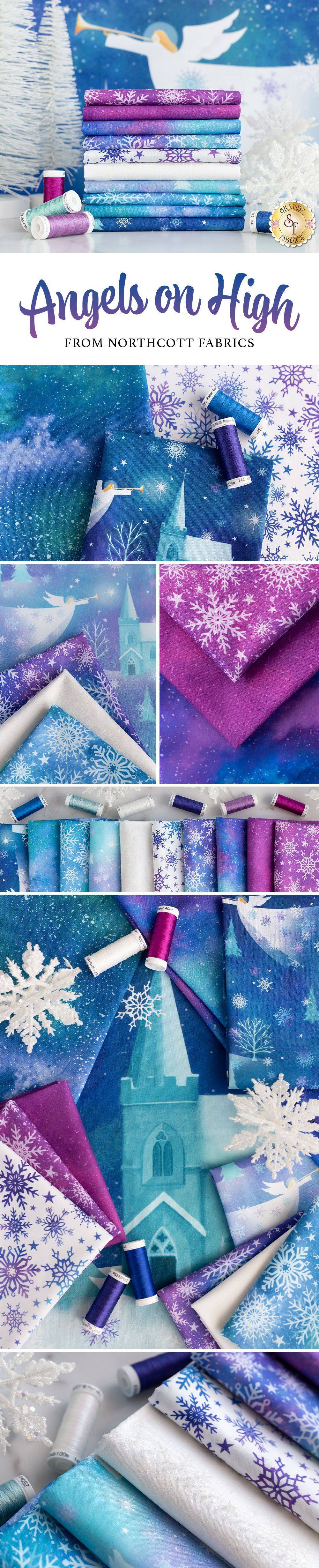Winter Angels & Snowflakes Fabric Collection Projects