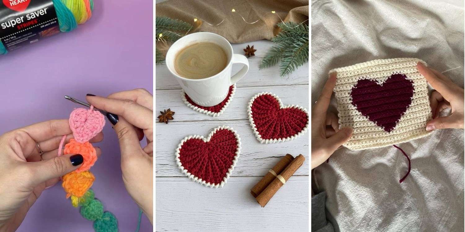 26 Crochet Heart Border Patterns