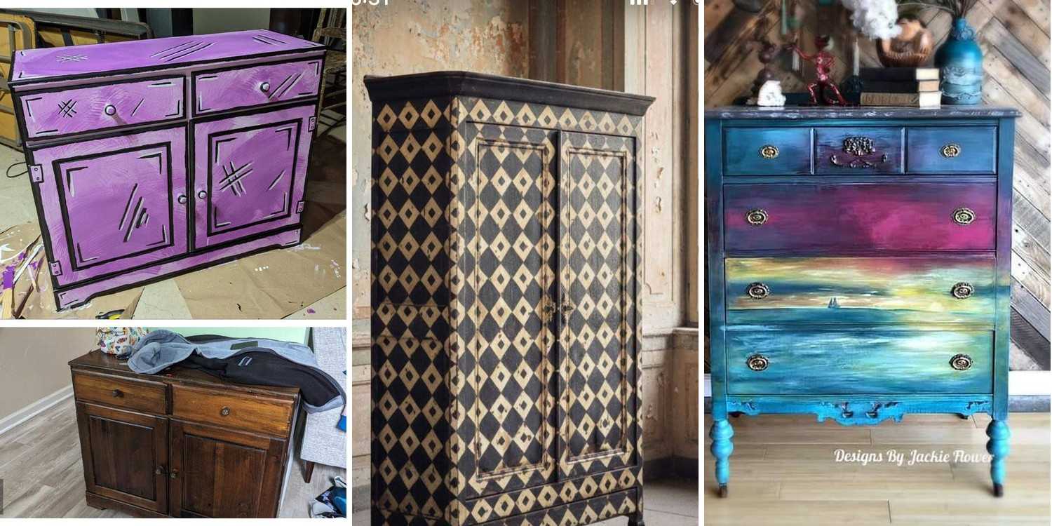 27 DIY Funky Painted Furniture