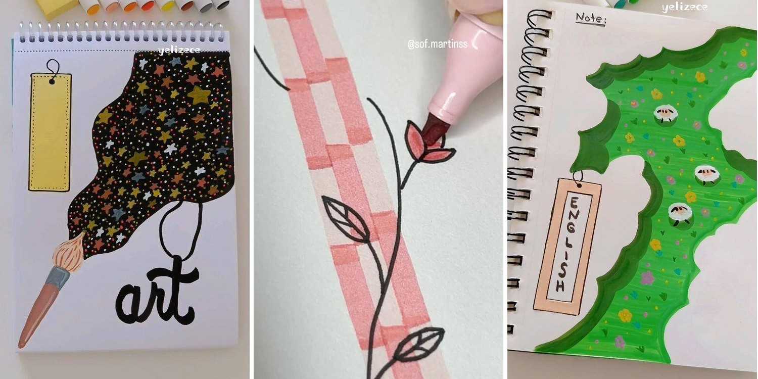 23 DIY Notebook Cover Designs