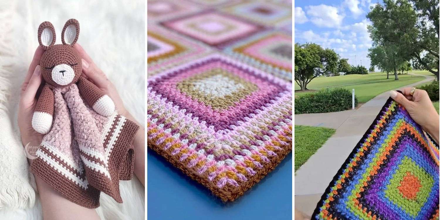 26 Moss Stitch Crochet Border Patterns